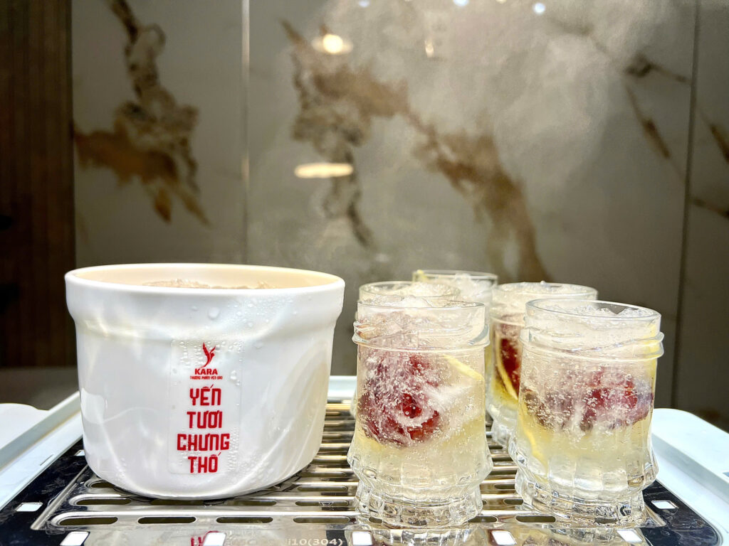 yến chưng tươi kara